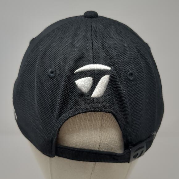 TaylorMade 1R Baseball Cap Black One Size Adjustable Embroidered Polyester - Picture 6 of 9